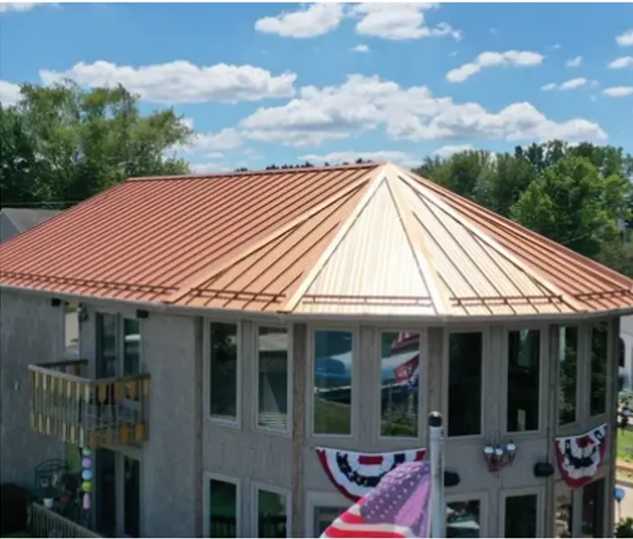 Commercial roof inspection documented in Hagerstown